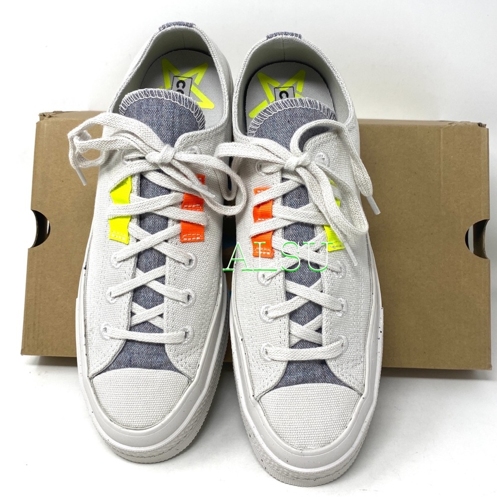 Converse Chuck 70 Canvas Pale Putty Gray Casual Womens Size Sneakers 168618C - Picture 7 of 10